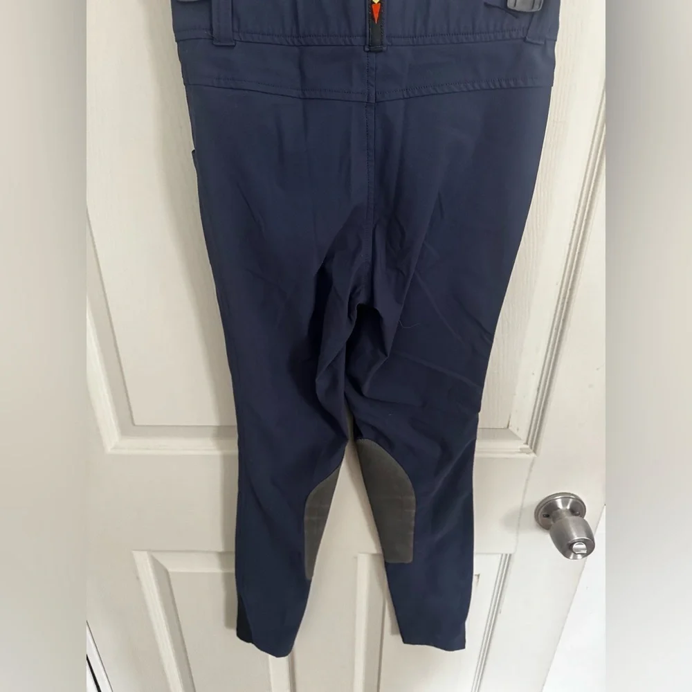 KERRITS Crossover II Knee Patch Riding Breech, Navy New Kids Large